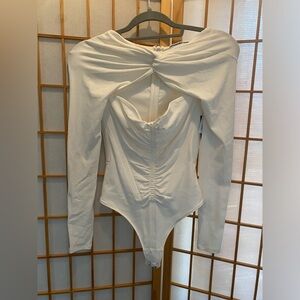 ALEXANDER WANG
Long Sleeve Boned Bodysuit